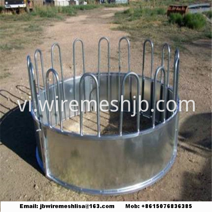 Galvanized Cattle Hay Bale Feeder